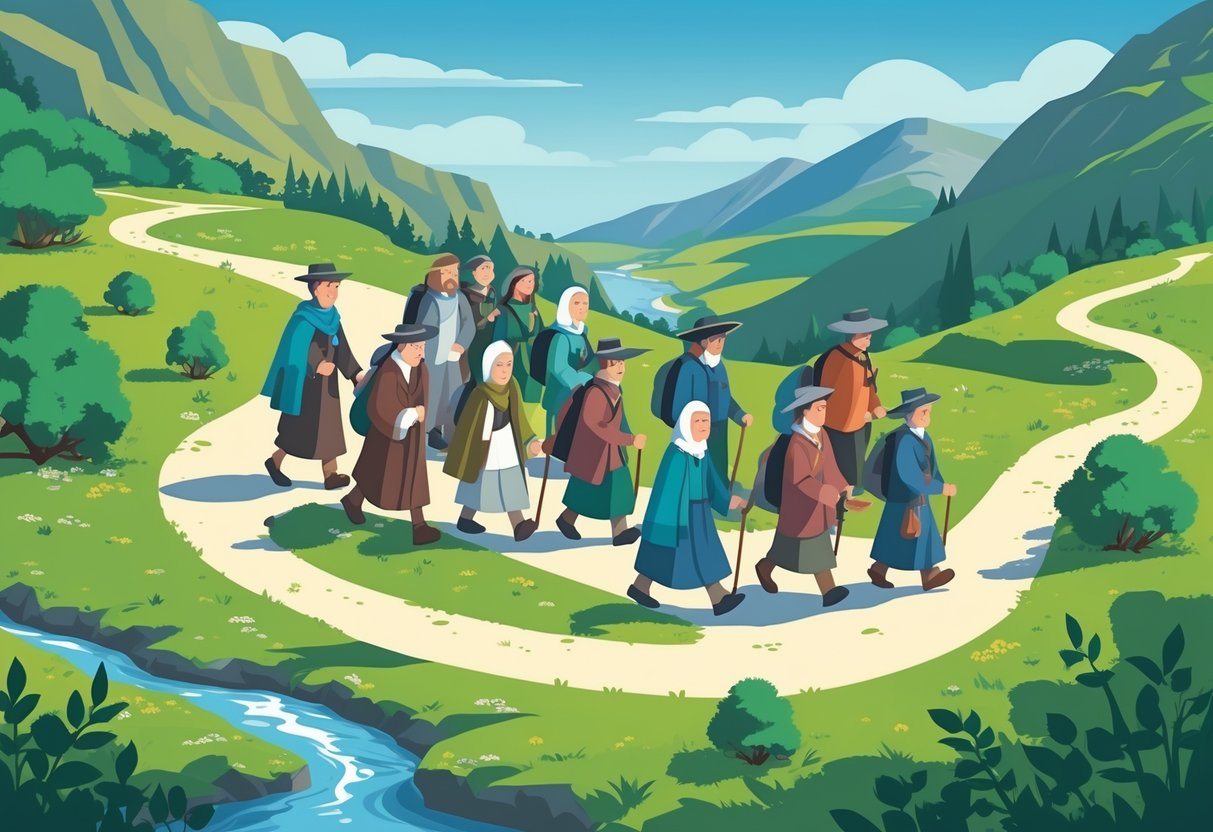 Grupo de peregrinos que viajam juntos: tudo sobre essa experiência