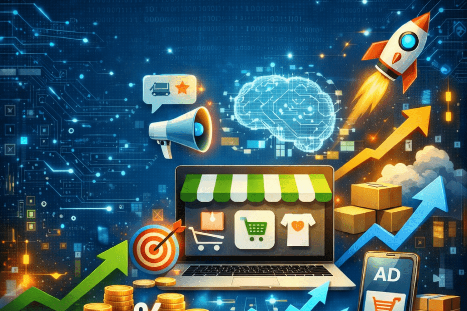 Como a IA Está Revolucionando o Shopify Marketing