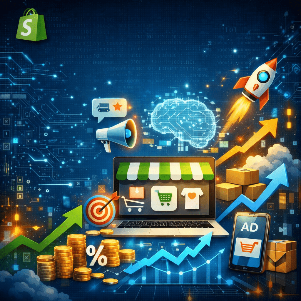 Shopify Marketing com IA: Como Automatizar Vendas e Crescer Rápido